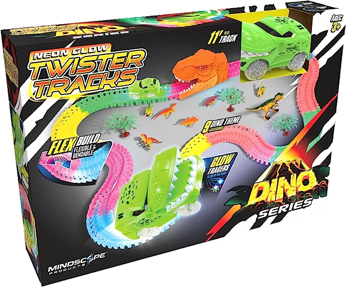 Dino Series Twister Tracks Neon