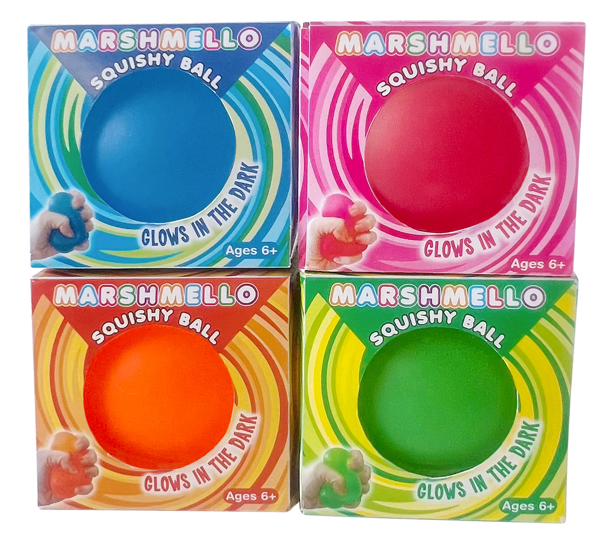 Marshmello Squishy Ball Glow