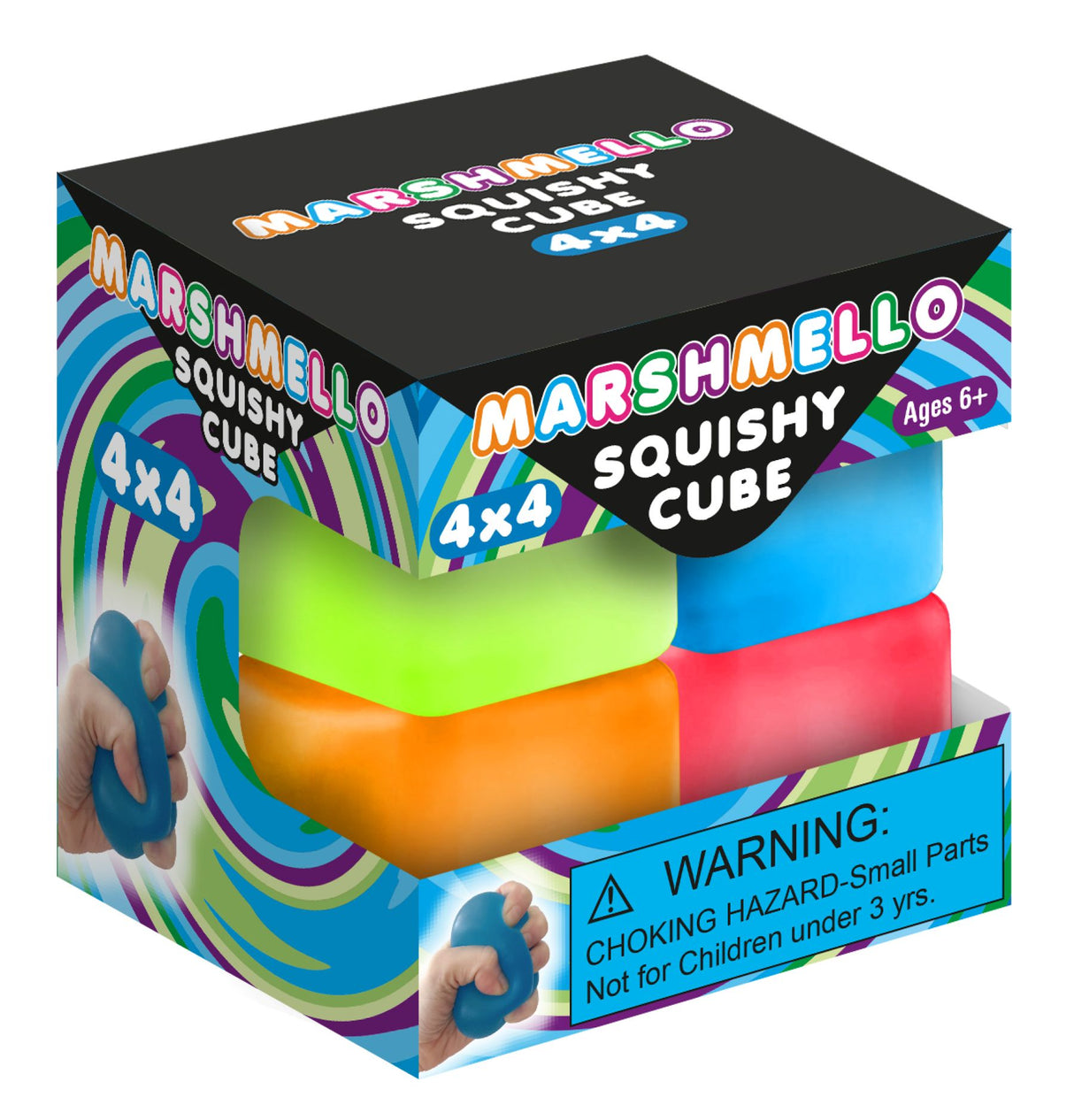 Zorbitz Marshmello Squishy Cube 4 Minis