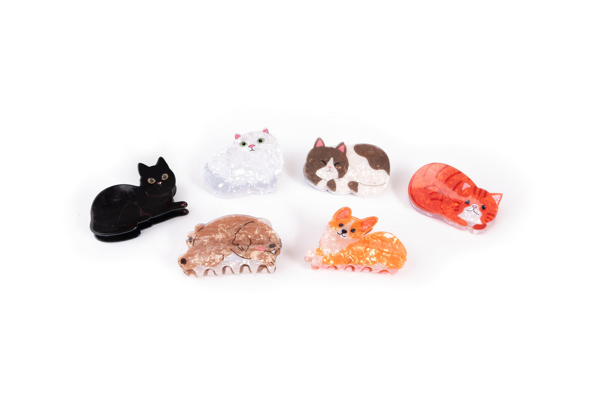 Raining Cats and Dogs Claw Clips