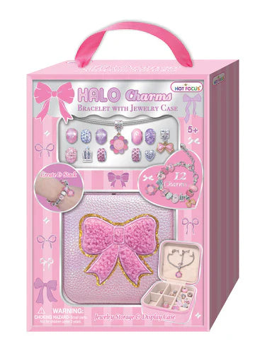Halo Charms Bracelet and Jewelry Case Bowtiful