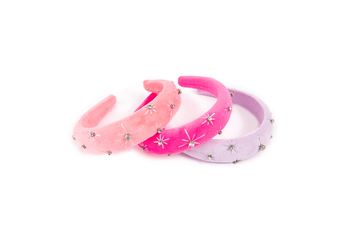Boutique Starburst Velvet Headband - One Piece