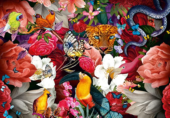 300 pc Tropical Flowers Puzzle