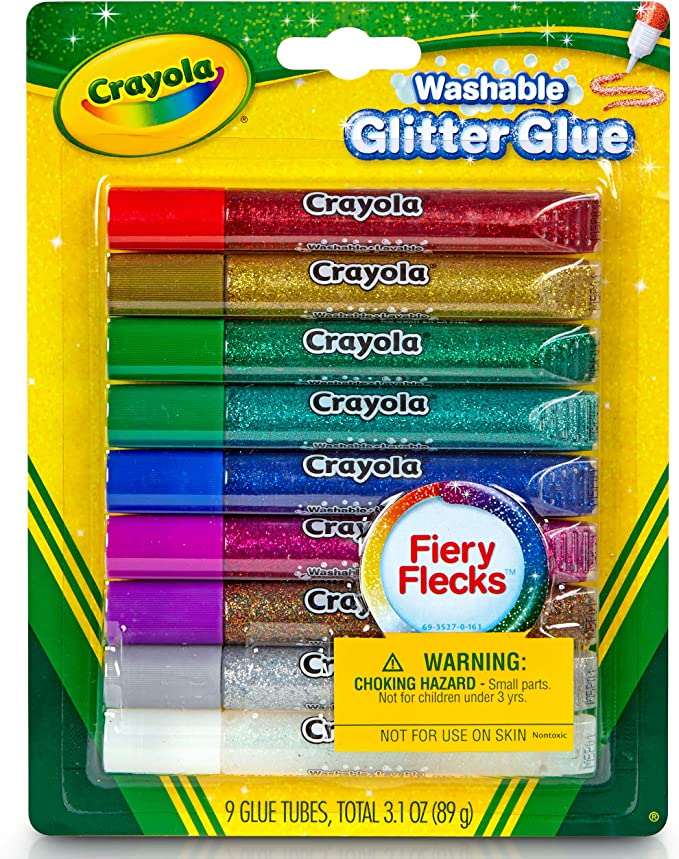 Washable Glitter Glue Fiery Flecks