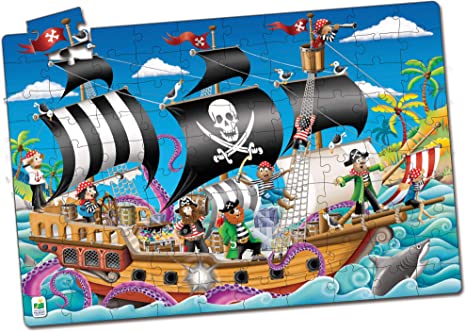 100 pc Pirate Ship Glow in the Dark