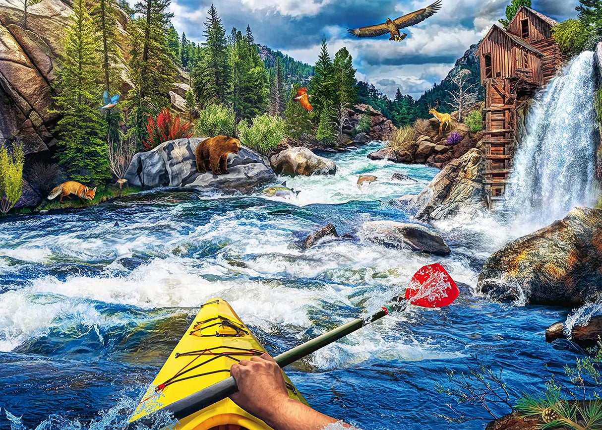 1000 pc White Water Kayaking