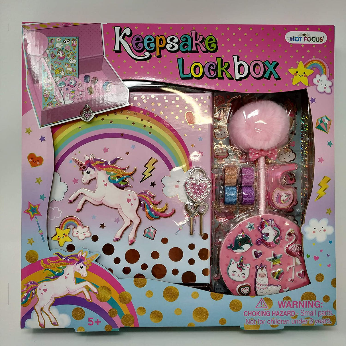Keepsake Lockbox Unicorn
