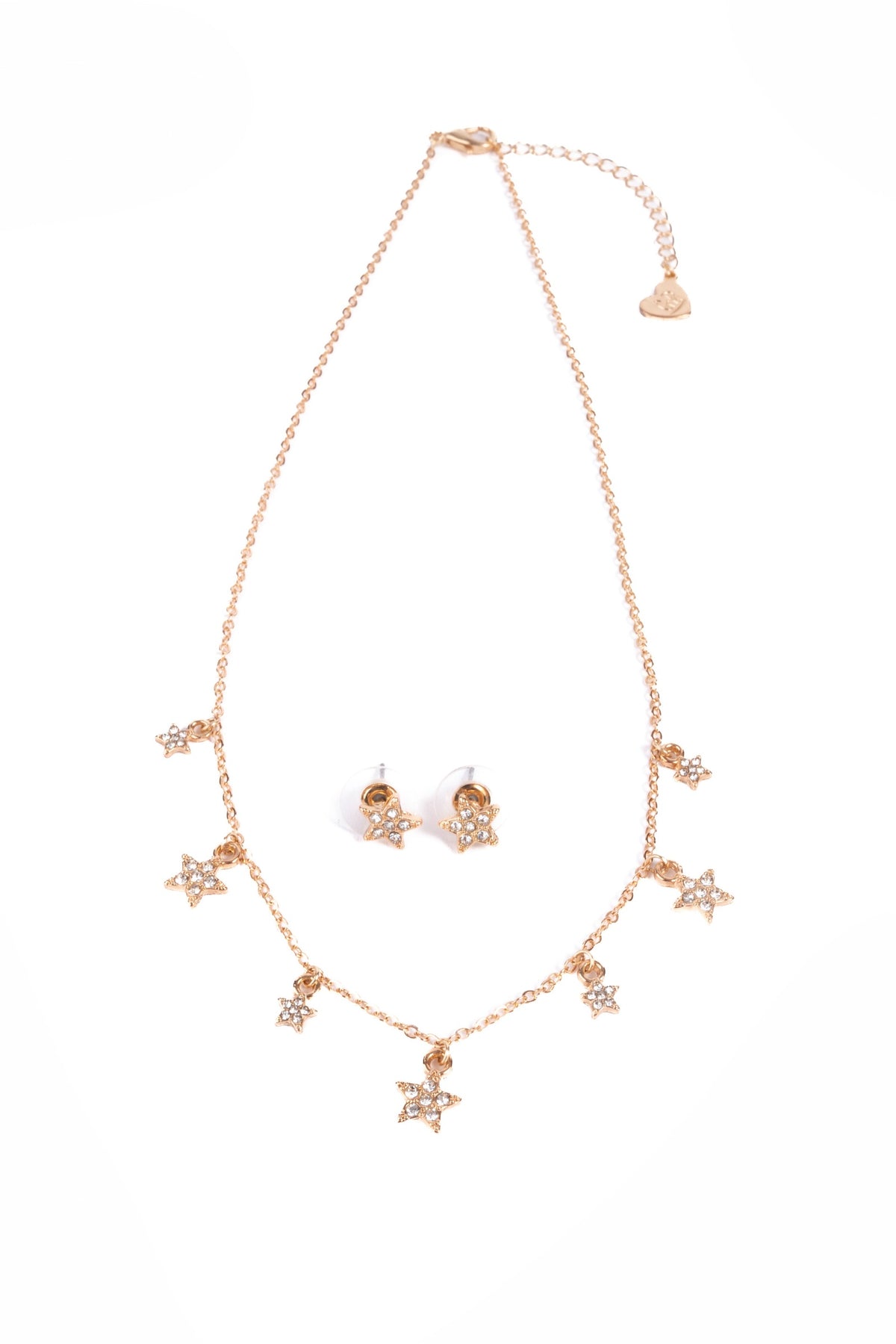 Boutique Chic Raising Star Necklace and Earrings