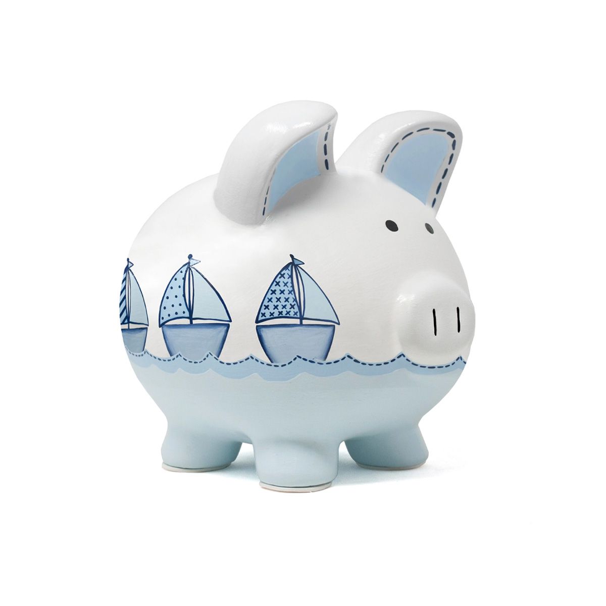 Triple Sailboat Piggy Bank