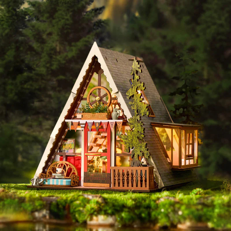 A Frame Cabin Miniature House
