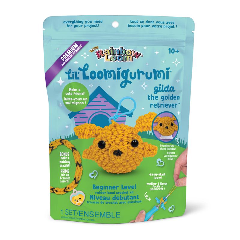 Lil Loomigurumi Golden Retriever Key Chain