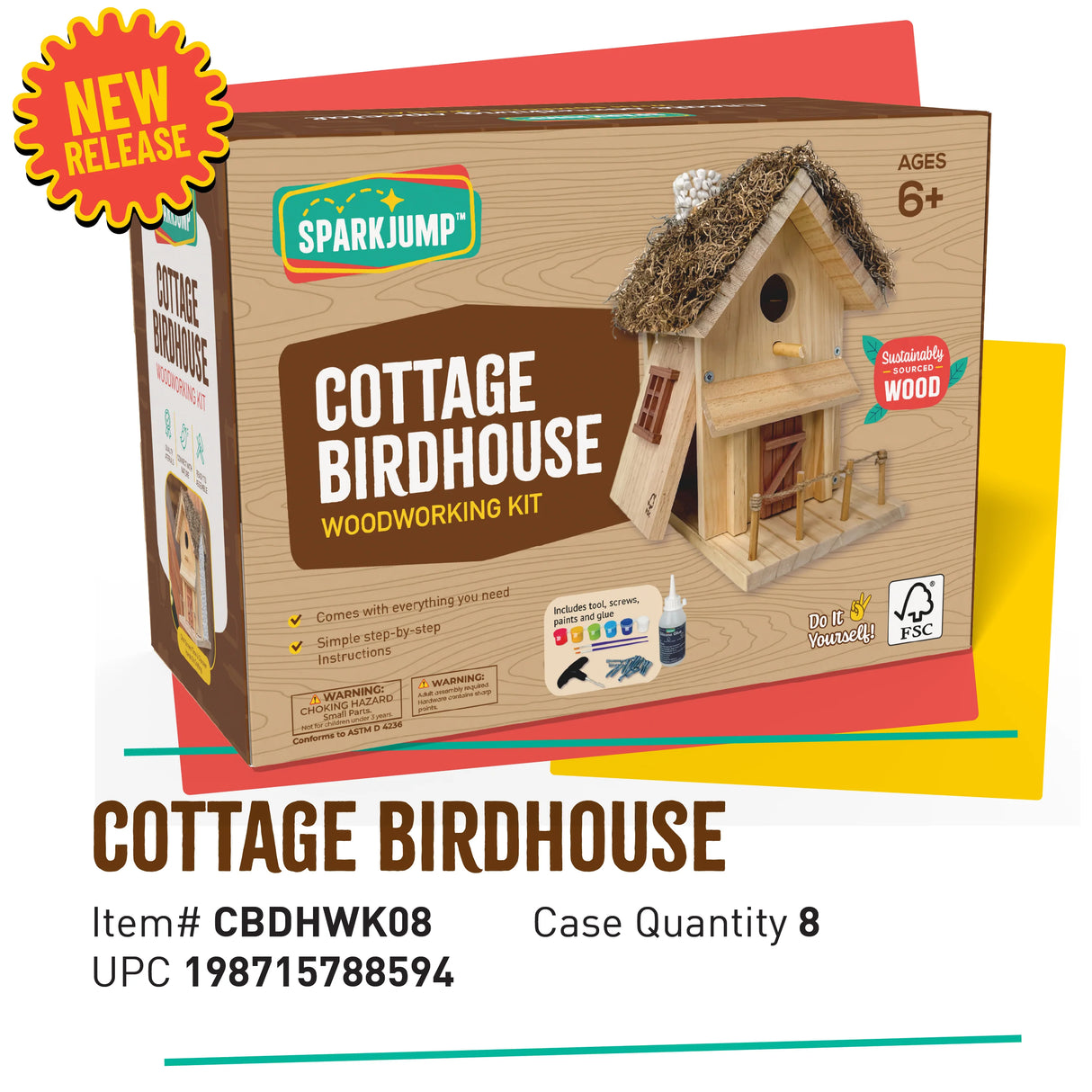 Cottage Birdhouse Woodworking