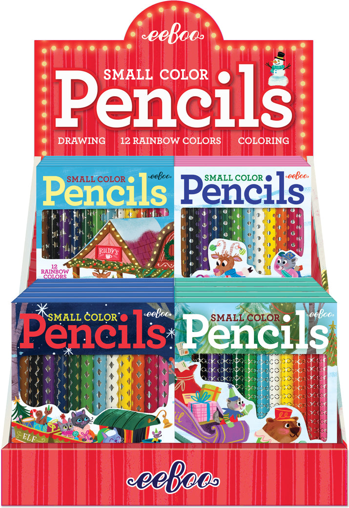 Christmas Village Small Pencils
