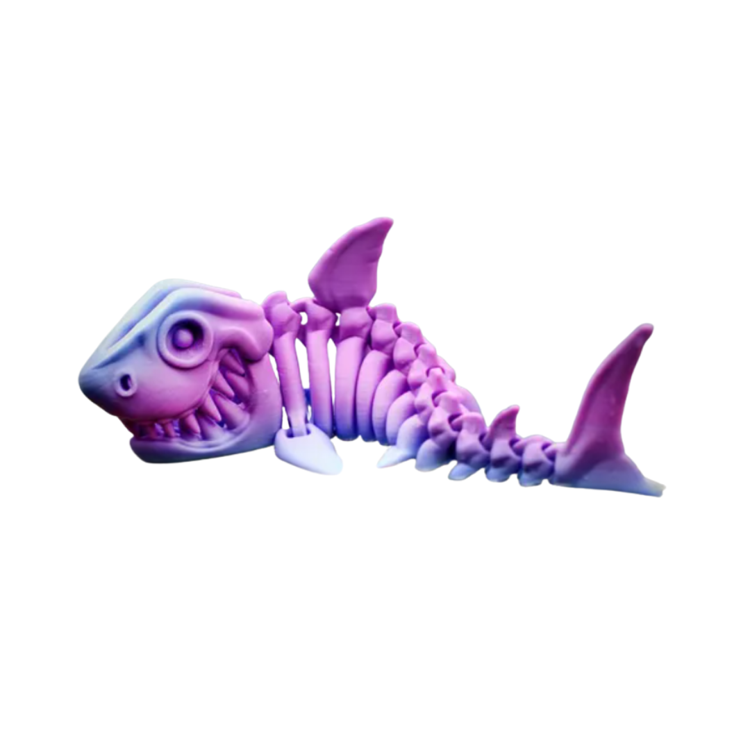 Medium Shark Skelton 3D Printed
