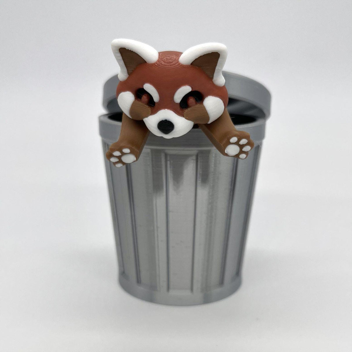 Bippits Trash Canimals Red Panda and Trashcan