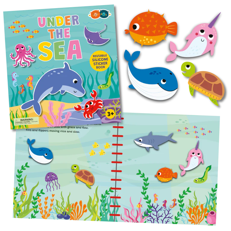 Under the Sea Silicone Sticker Book