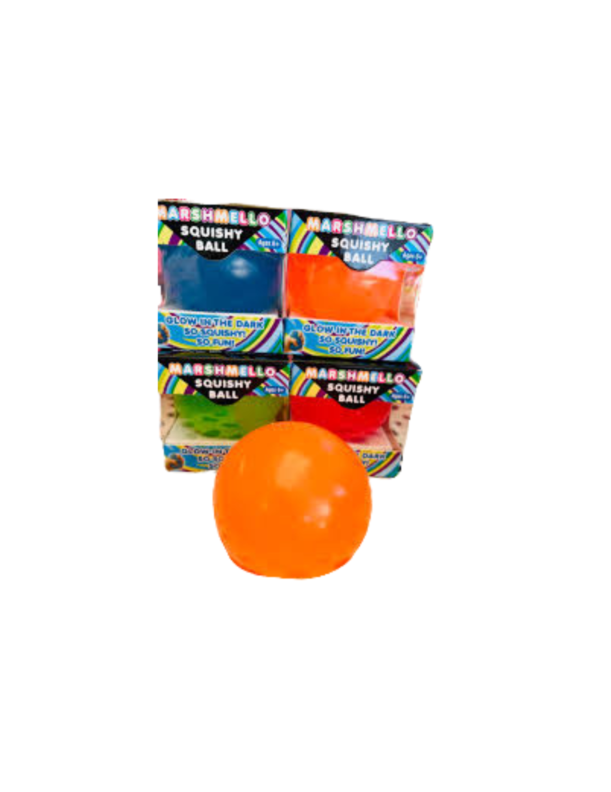 Marshmello Squishy Ball Glow