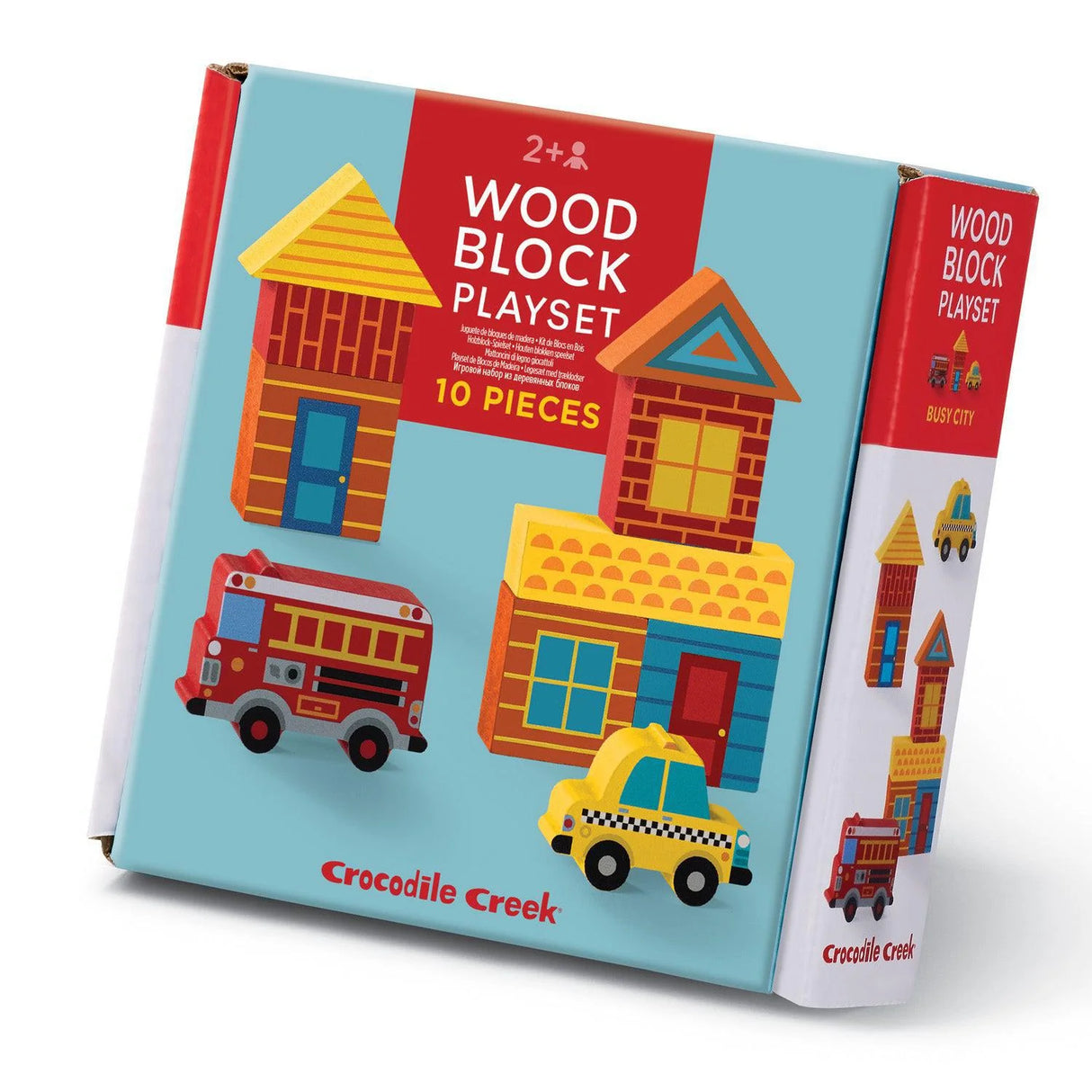 Wood Block Playset Busy City