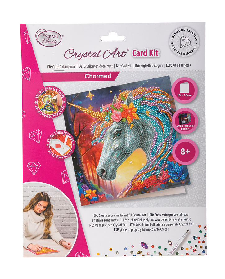 Crystal Art Card Kit Charmed