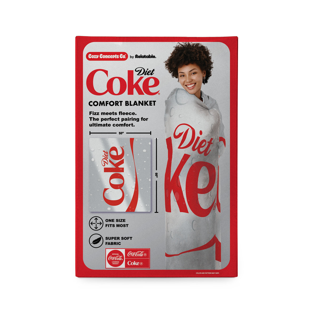 Cozy Concepts Diet Coke Blanket
