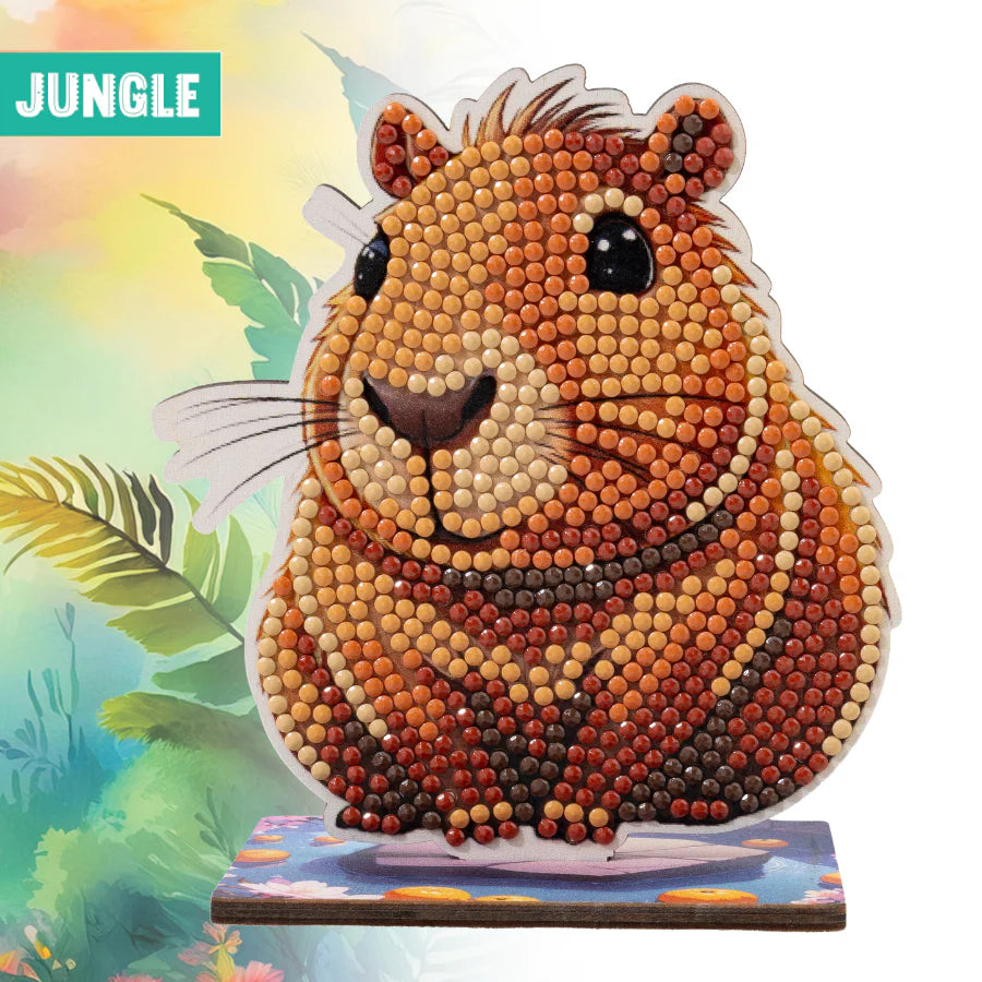Crystal Art Wildlife Buddies Capybara