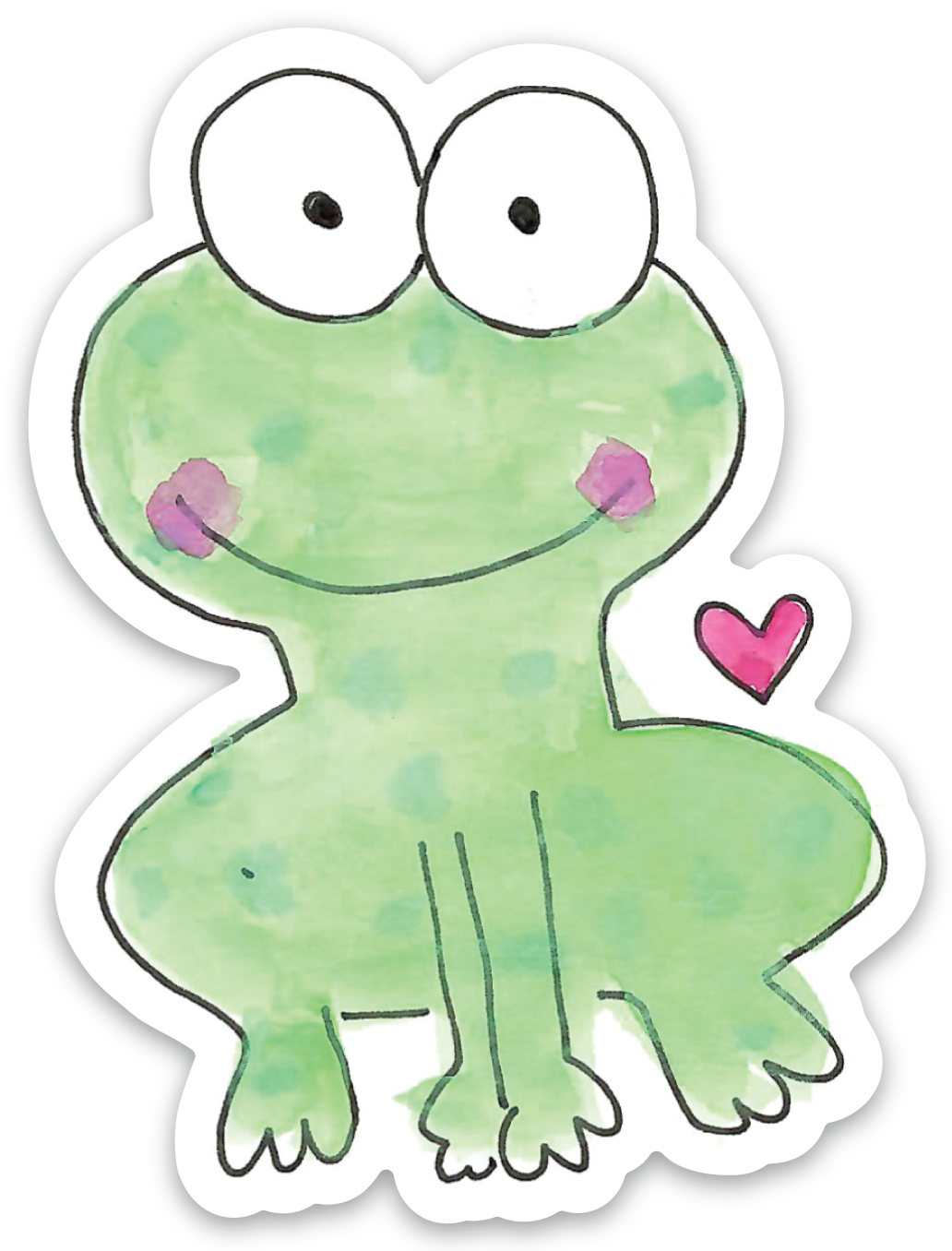 Frog with Hearts