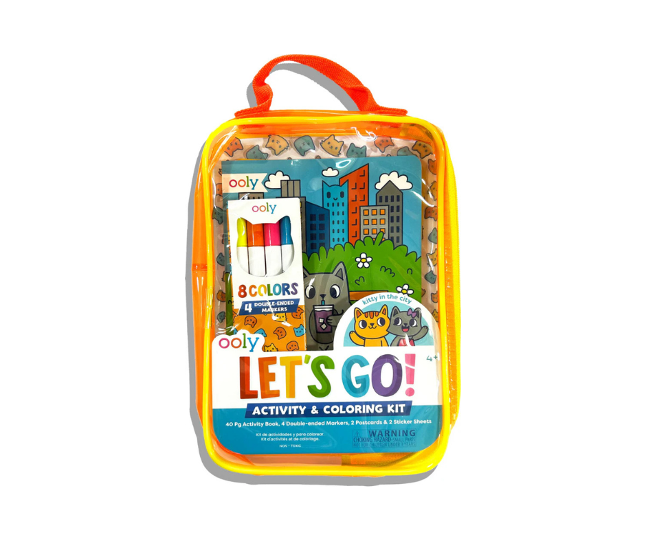 Let's Go! Activity & Coloring Kit Kitty in the City