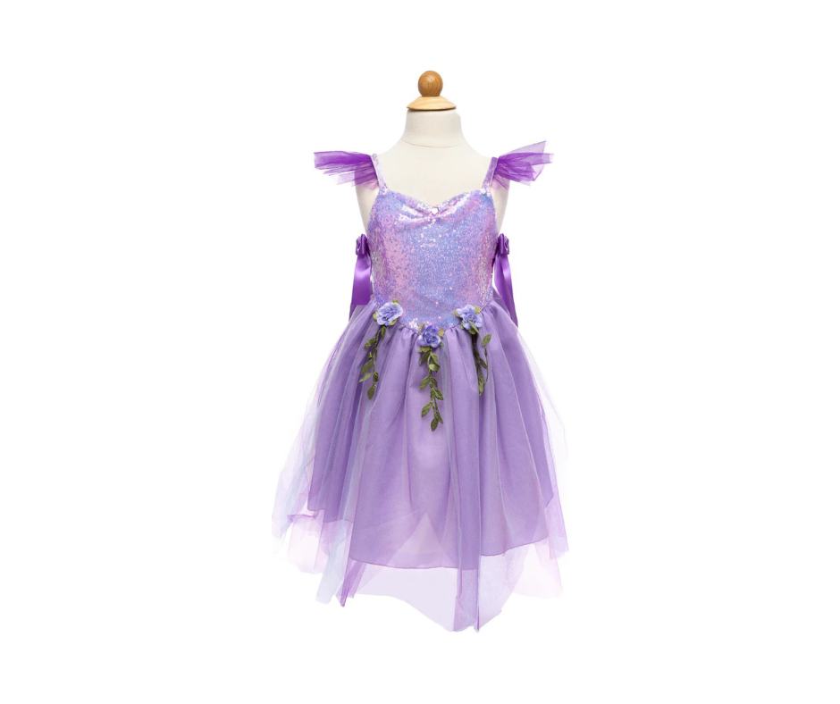 Lilac Sequins Forest Fairy Tunic Size 5-6