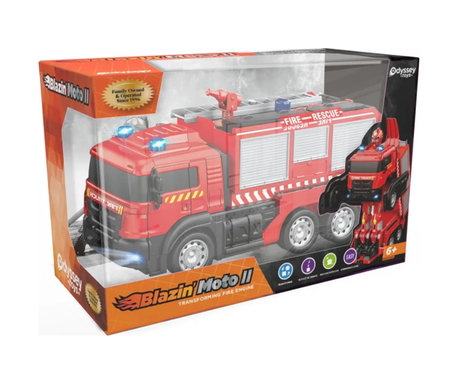 Blazin Moto 2 - Transforming Fire Engine