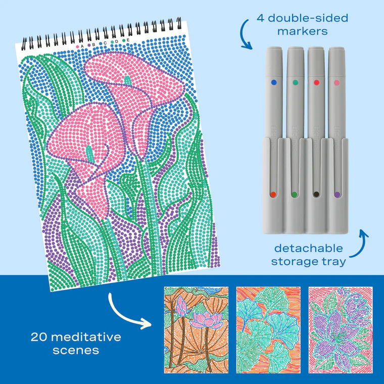 FlowArt Dots By Letter Botanical