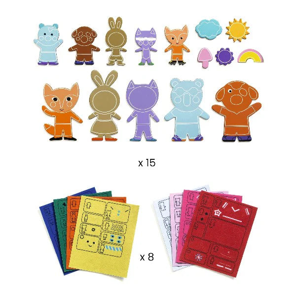 Funky Family Magnets to Decorate