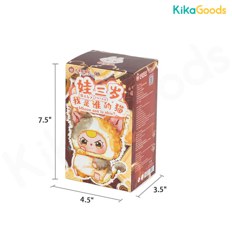 Baby Three Whose Cat Am I? Plush Blind Box