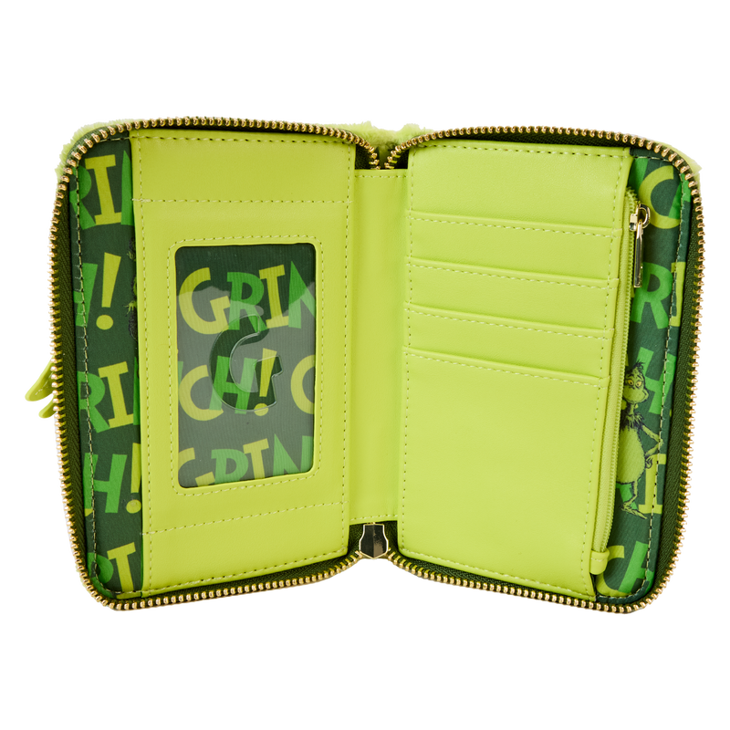 Dr. Seuss Plush Grinch GID Wallet