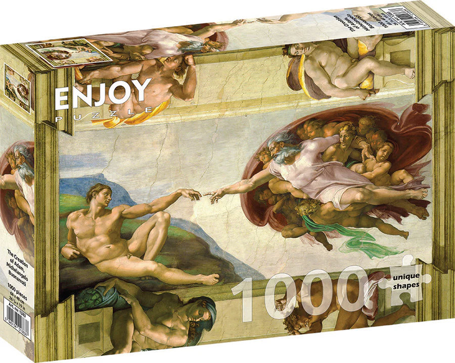 1000 pc The Creations of Adam, Michelangelo Buonarroti