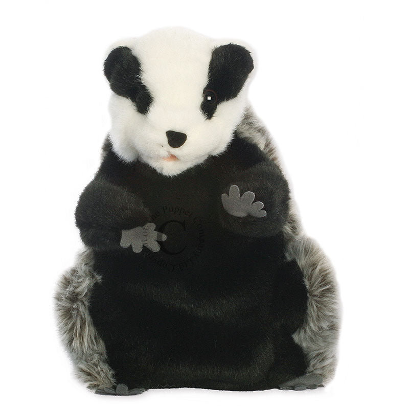 Badger Wildlife Hand Puppet