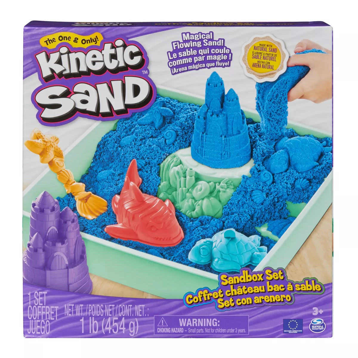 Kinetic Sand Sandbox Set Blue