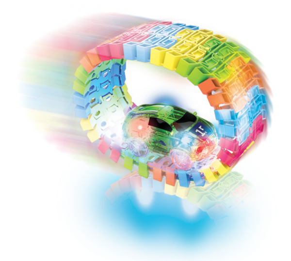 Twister Tracks Neon Glow in the Dark Race Series