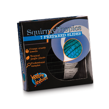 Squirmy Tropics Microscope Slides