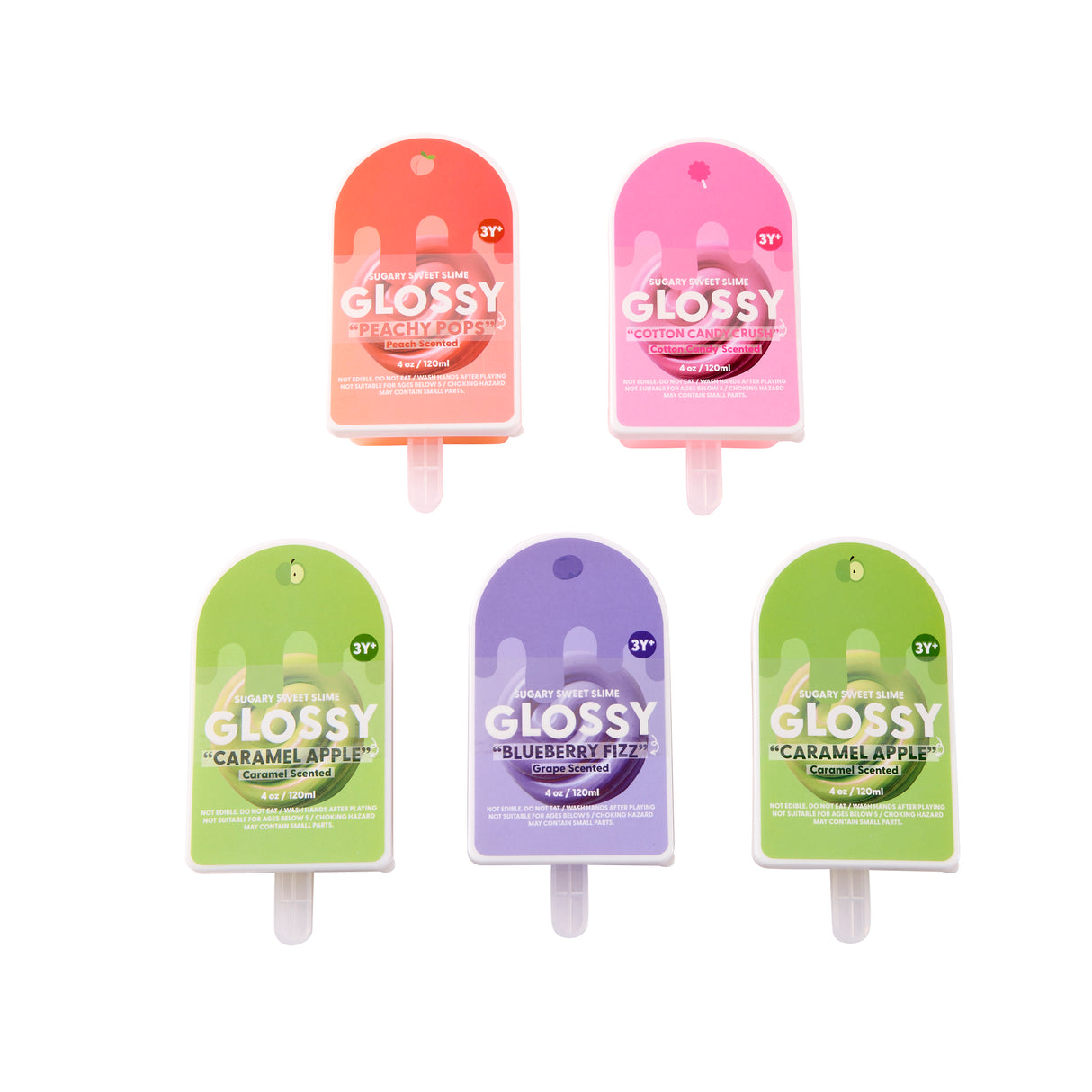 Caramel Apple Sugarty Sweet Slime Glossy