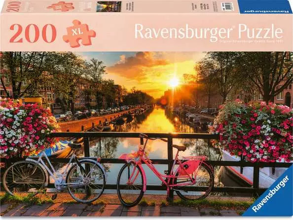 200 pc Feel Well & Puzzle Sunset in Amsterdam
