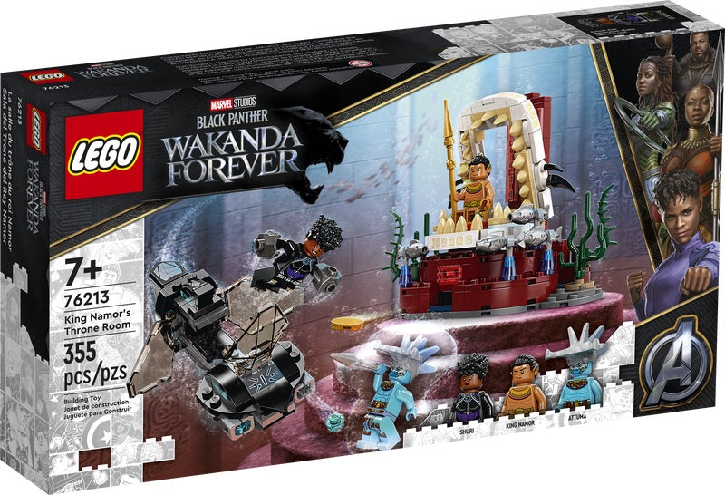 LEGO Marvel: Black Panther Wakanda Forever King Namor's Throne Room