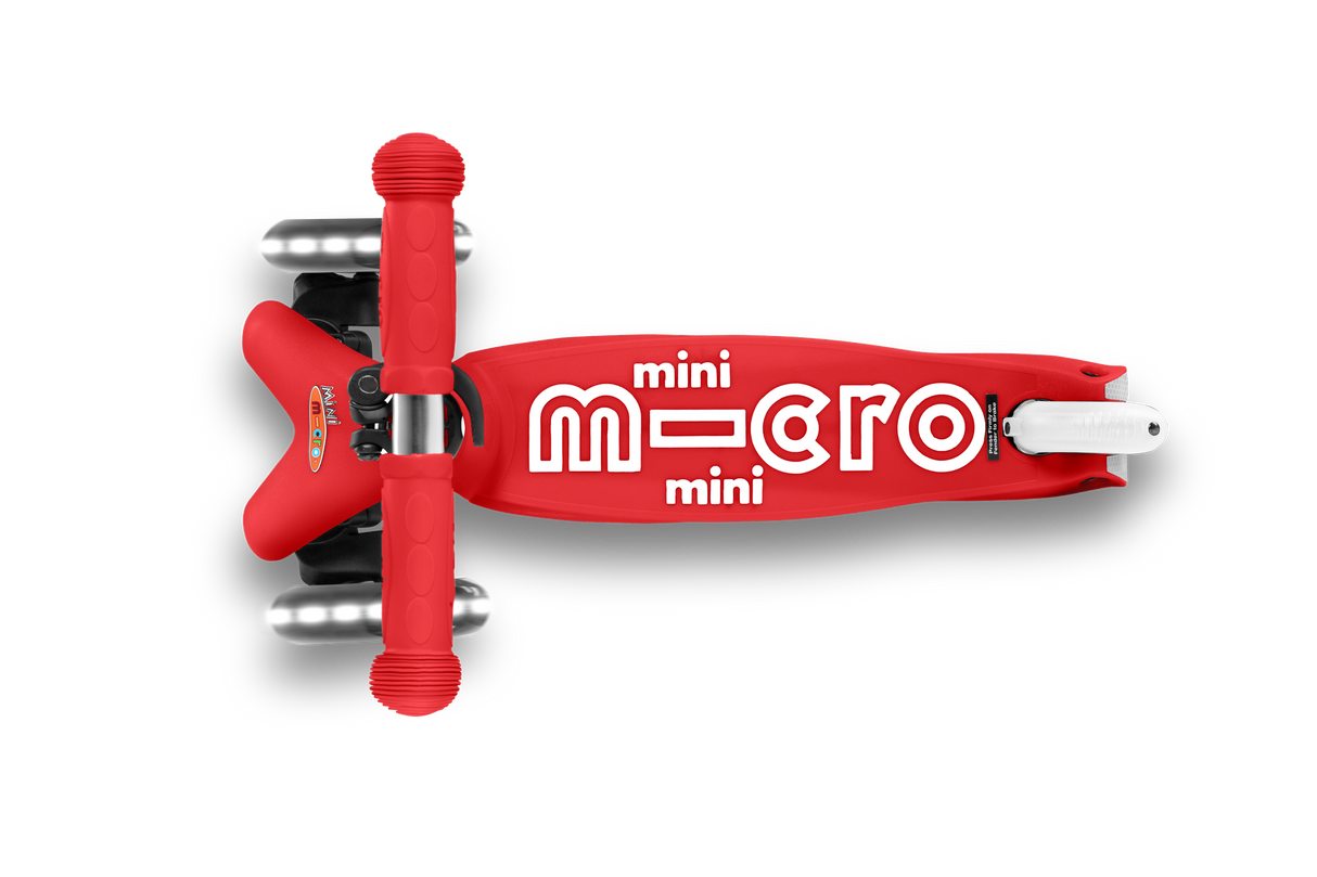 Micro Mini Deluxe LED Scooter Red