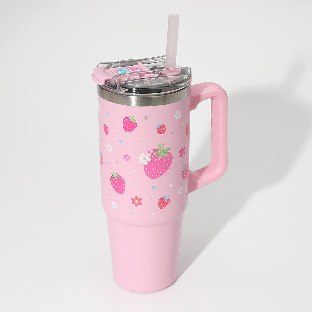 Stainless Steel Tumbler Strawberry