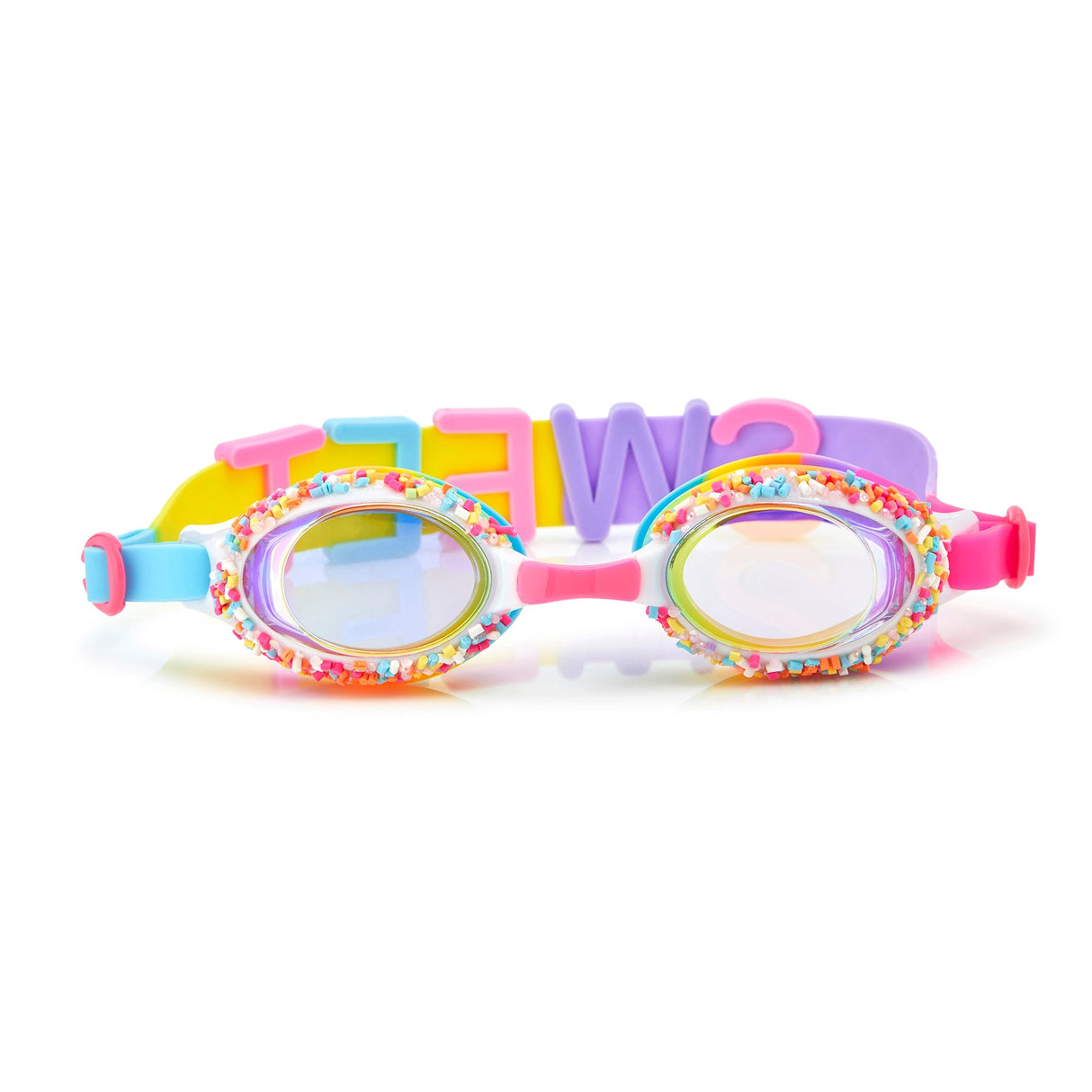 Swim Goggles Glitter Rockin Rainbow