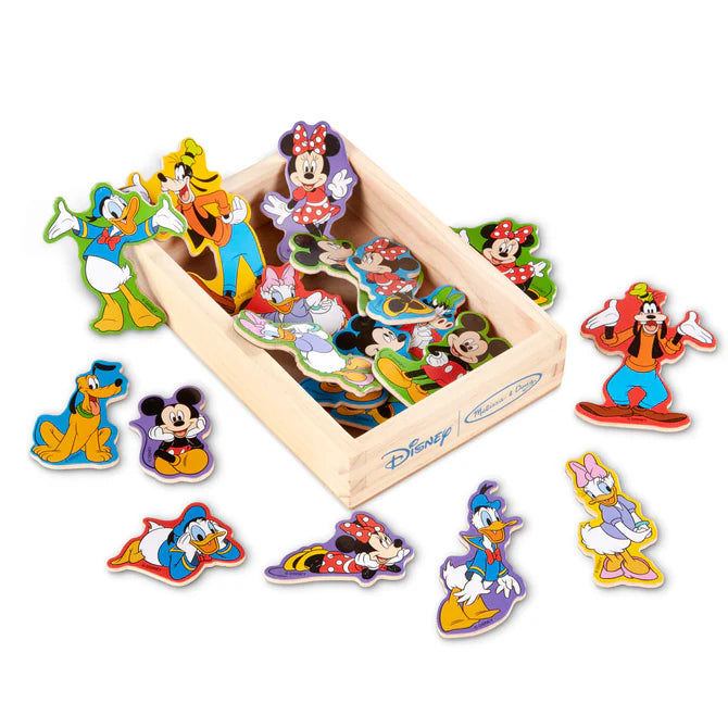 Disney Mickey and Friends Wooden Magnets 20 pc