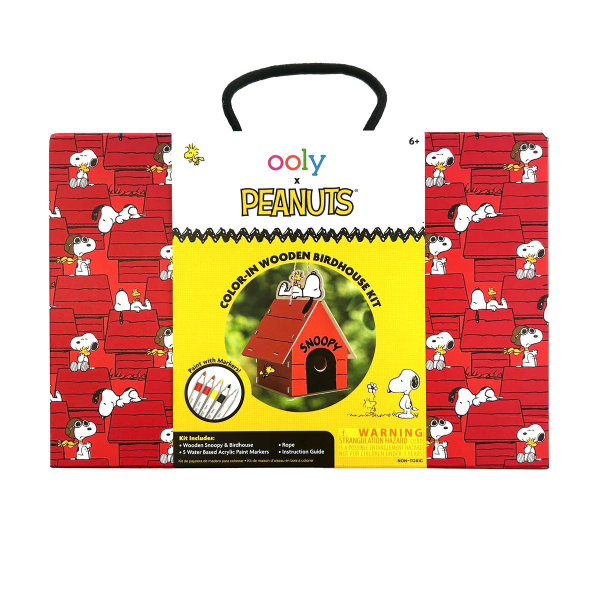 Peanuts Color-in' Wooden Birdhouse Kit