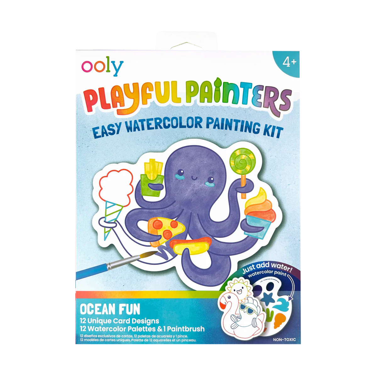 Playful Painters Easy Watercolors Ocean Fun