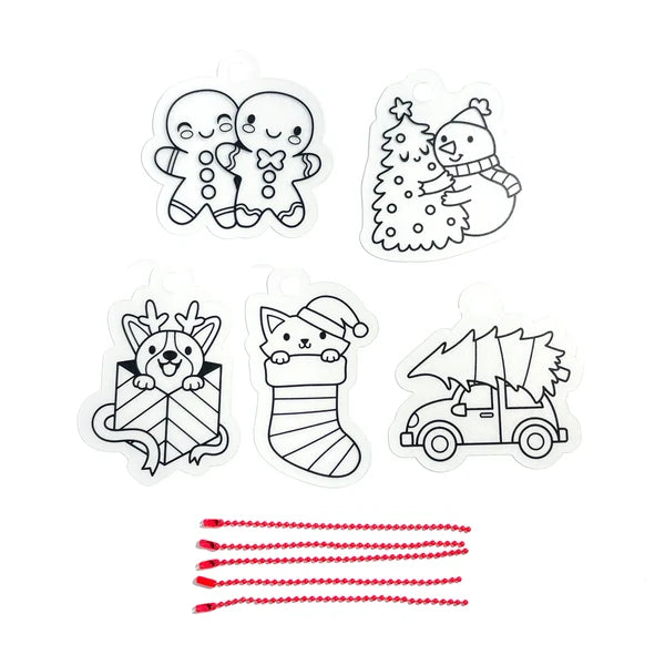 Mini Shrink Its DIY Shrink Art Holly Jolly