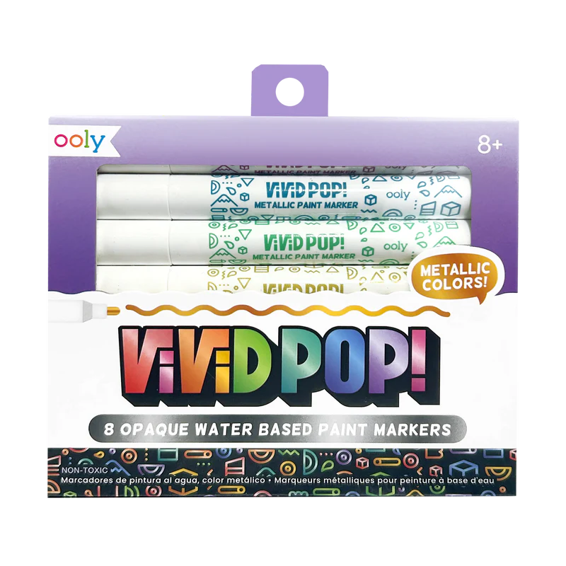 Vivid Pop! Metallic Paint Markers