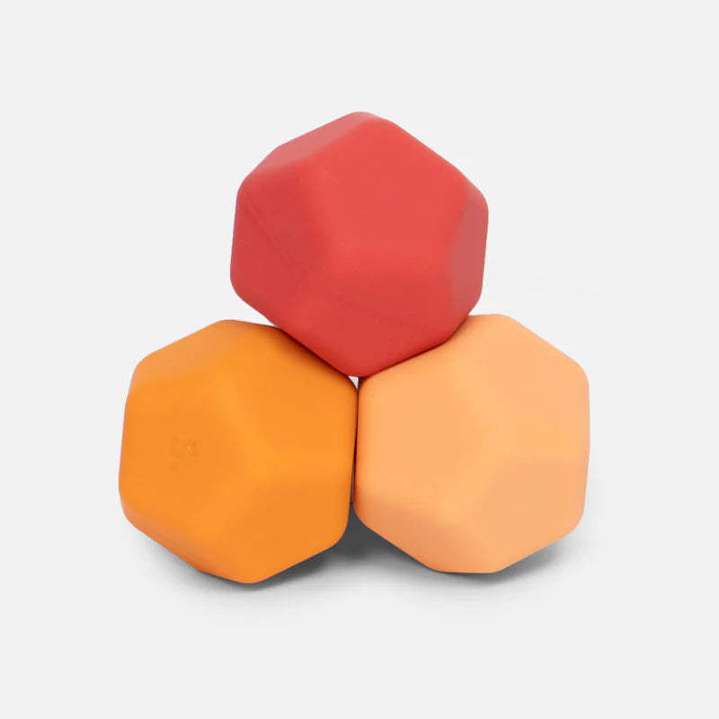 Orange Planes Speks Odds Silicone Fidget Magnets